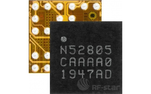 Nordic最新推出nRF52系列PCB无线SoC产品nRF52805，支持蓝牙5.2