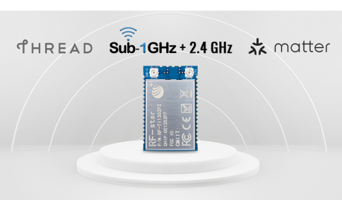 新品发布：乐虎游戏TI CC1352P7双频段多协议模块RF-TI1352P2，支持Matter over Thread